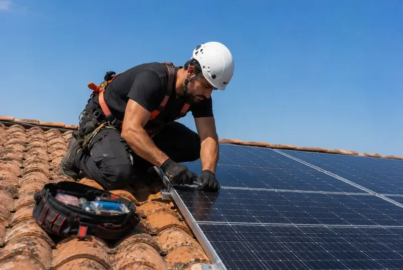 Maintenance et monitoring de panneaux solaires à Niederrœdern